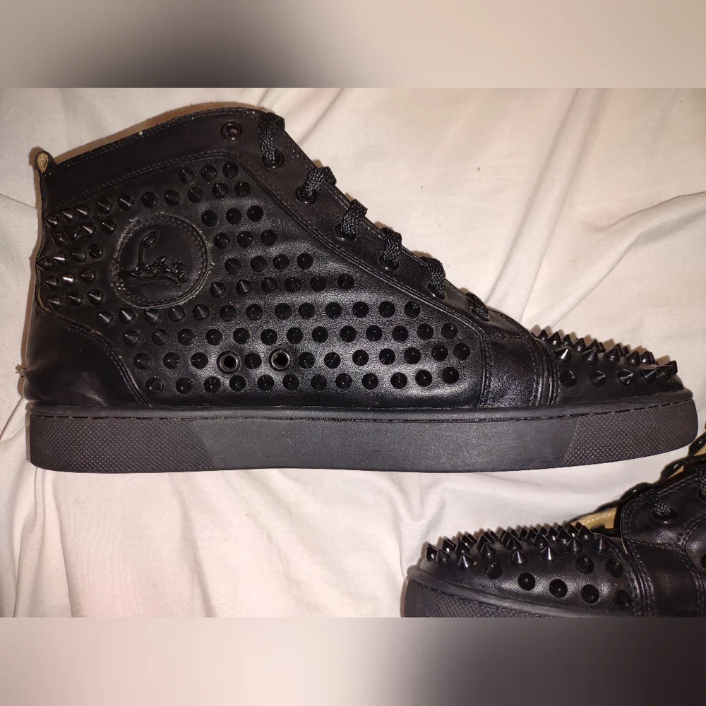 Christian Louboutin size 44 Black spike - Picture 5 of 8